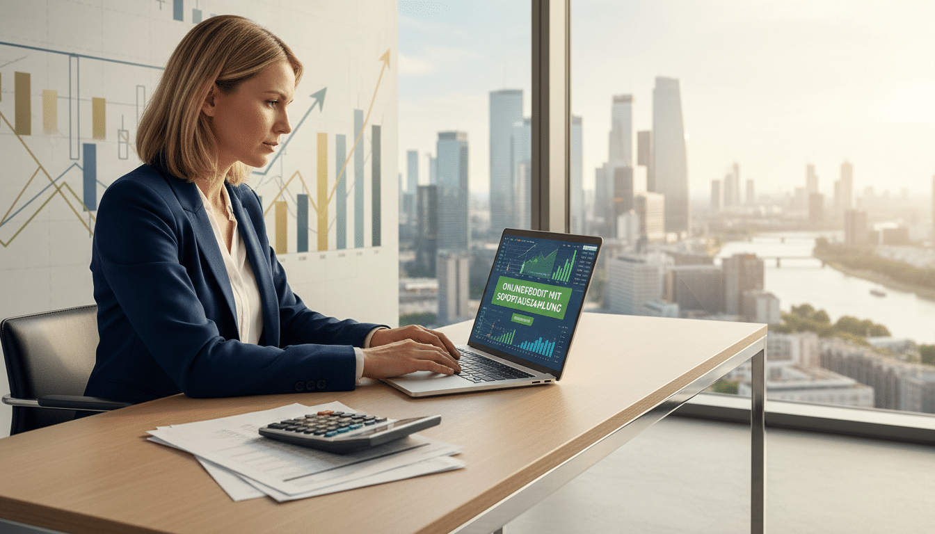 Kredit mit Sofortauszahlung